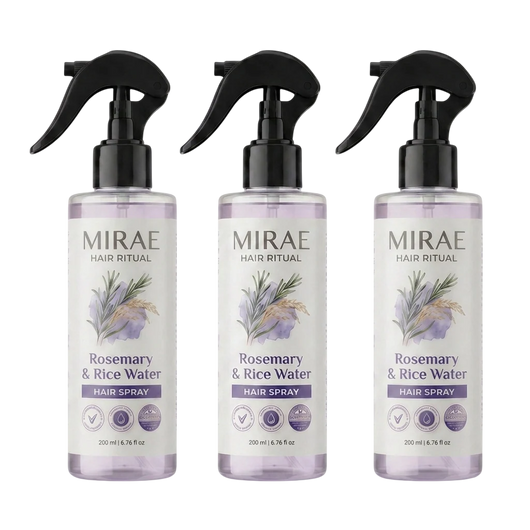 3 Pack Rosemary + Rice Water Spray