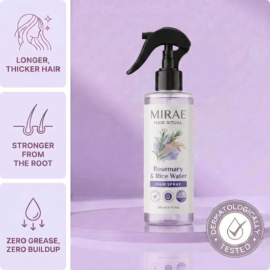 Rosemary + Rice Water Spray